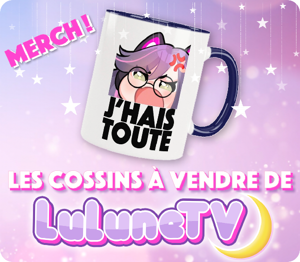 La boutique en ligne officielle pour acheter des cossins avec la face de Lulune dessus!